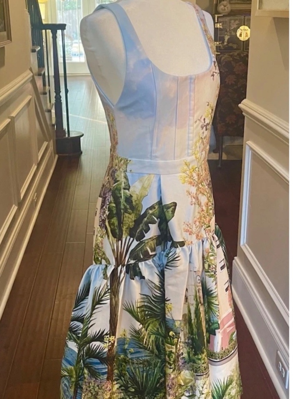 Alice & Olivia Magical Diana Midi Dress California Love Collection US 8 NWT - Picture 10 of 16